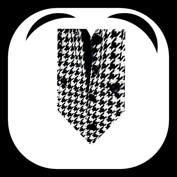 VINTAGE GIRLS HERRINGBONE CAR COAT - Picture 2 of 5